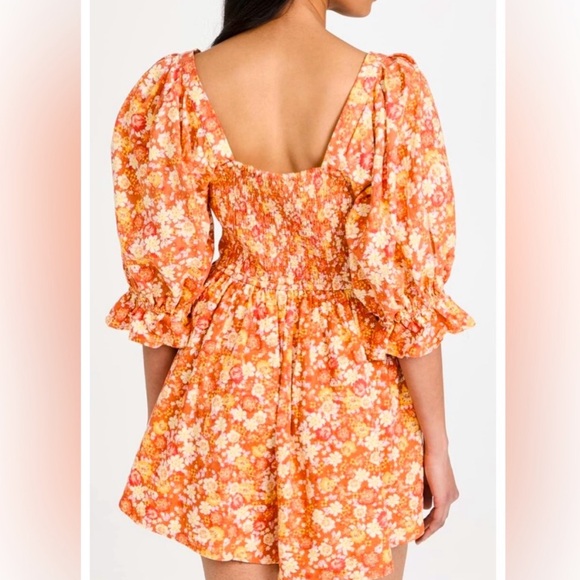 Free People Show Me Love Floral Romper M - Picture 2 of 7